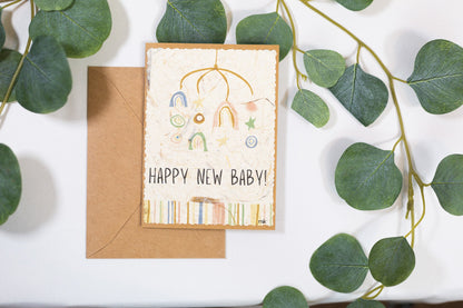 Banana Paper Baby Cards by 2nd Story Goods