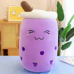 24cm Kawaii Milk Boba Tea Plush by Plushy Planet