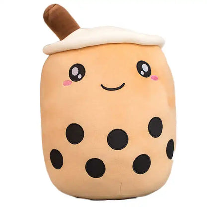 24cm Kawaii Milk Boba Tea Plush by Plushy Planet