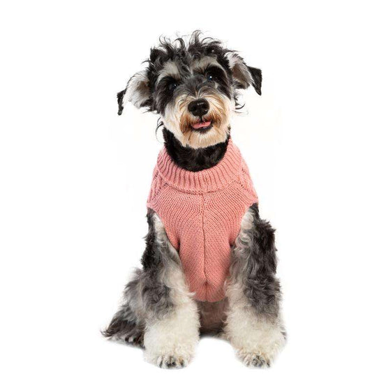 Winter Turtleneck Knitted Pet Sweater by Plushy Planet