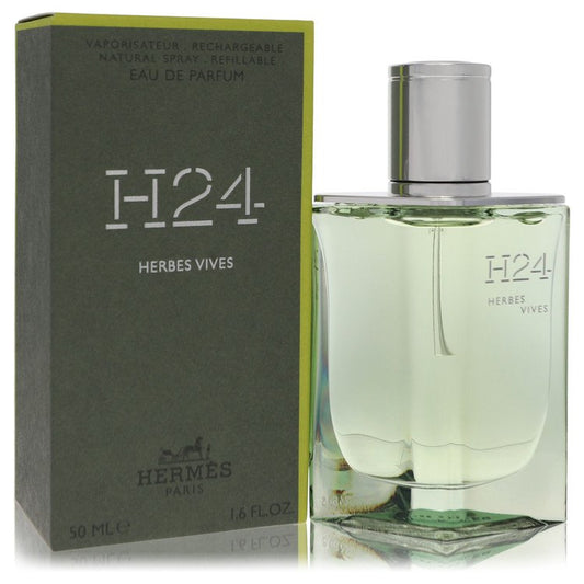 Hermes H24 Herbes Vives by Hermes Eau De Parfum Refillable Spray 1.7 oz for Men by Avera Group