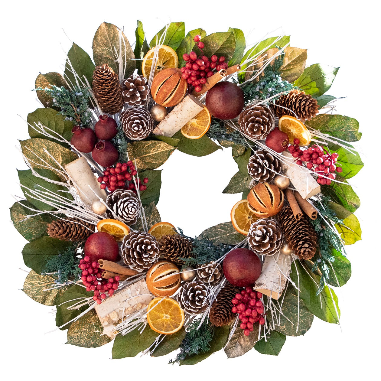 Pomegranate Citrus Wreath by Andaluca Home