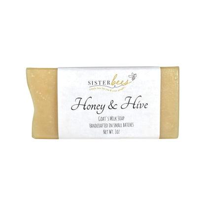 Travel Size Honey & Hive Goat's Milk soap by Sister Bees