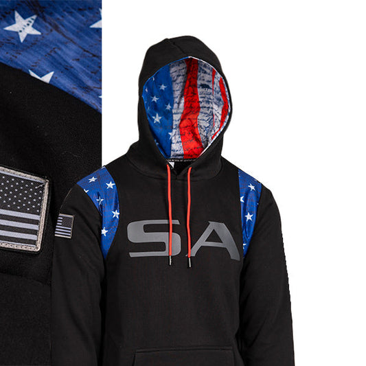 Honor Lined Hoodie | American Flag | SA by Soul of Adventure