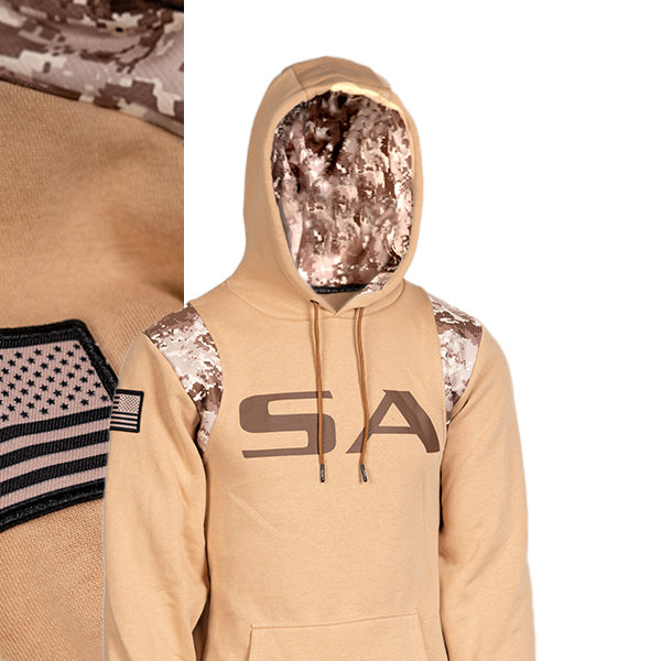 Honor Lined Hoodie | Desert Digi Camo | SA by Soul of Adventure