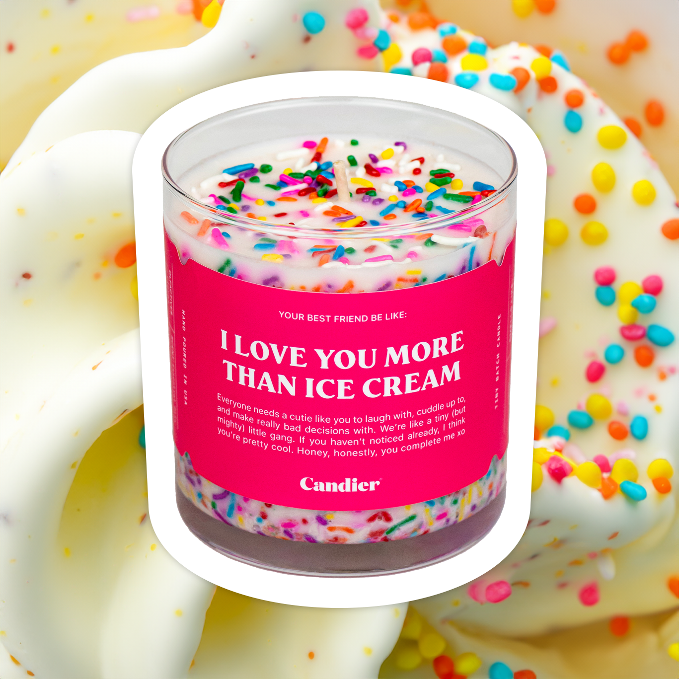 I LOVE YOU MORE THAN ICE CREAM CANDLE by Shop Ryan Porter