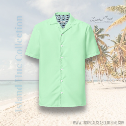 Mint button shirt by Tropical Seas Clothing