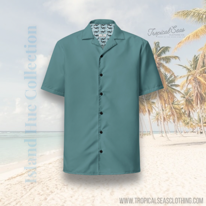 Ocean Green button shirt by Tropical Seas Clothing