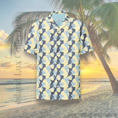 Tropical Swirl button shirt by Tropical Seas Clothing