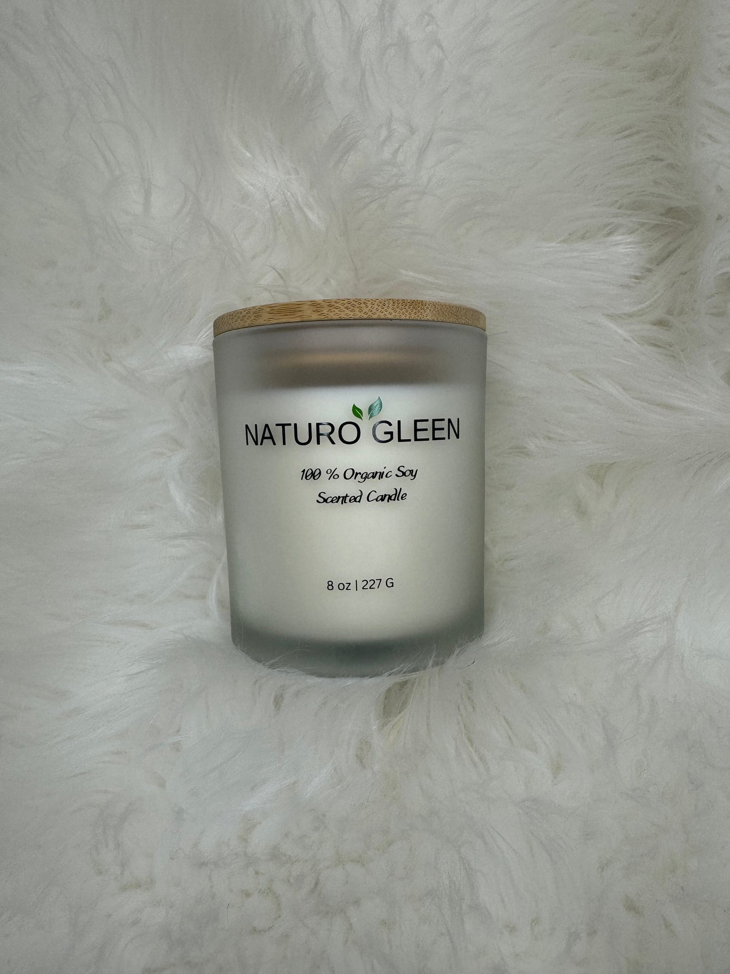 100 % Organic Soy Candle - Relax & Breath - Peppermint & Eucalyptus by Naturo Gleen Hair & Beauty Products