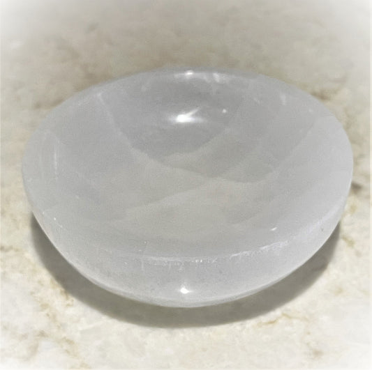 Selenite Healing Bowl 3.5"-4" Diameter by OMSutra