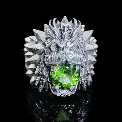 Quetzalcoatl Peridot by Serpent Forge