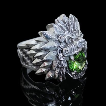 Quetzalcoatl Peridot by Serpent Forge