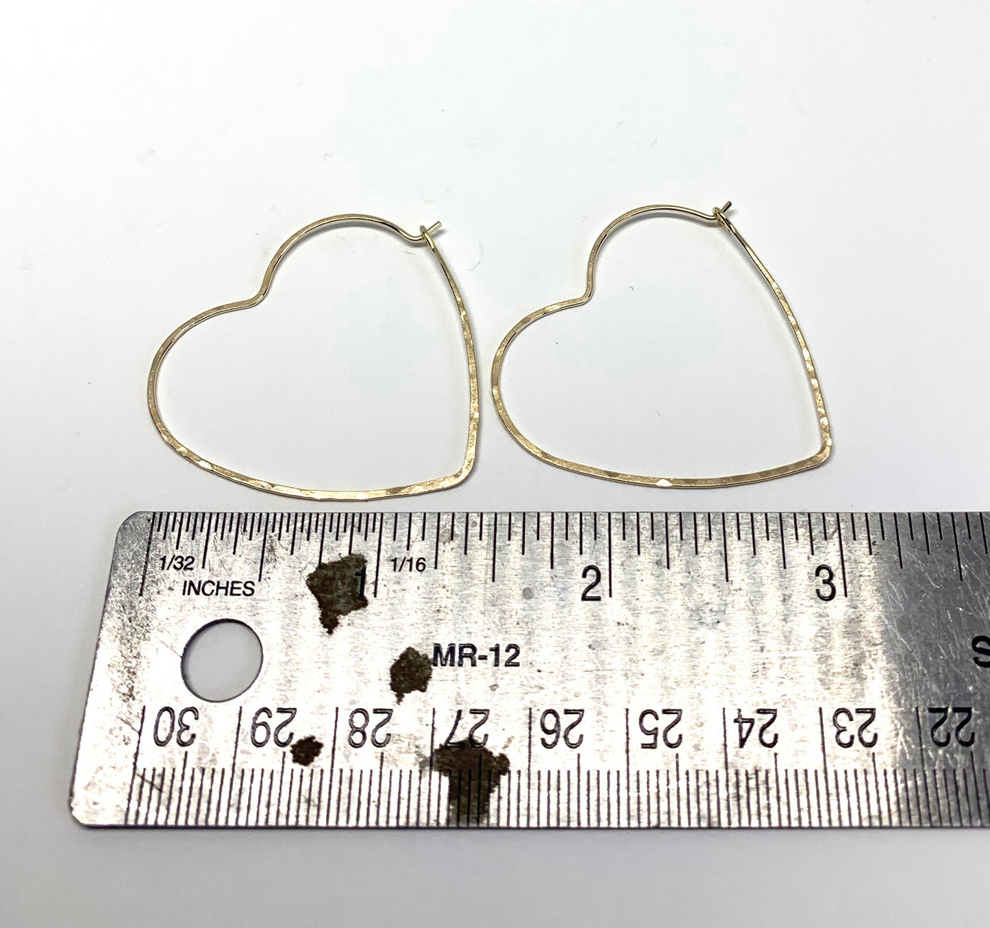 Heart Hoops - Size Large by Jennifer Cervelli Jewelry