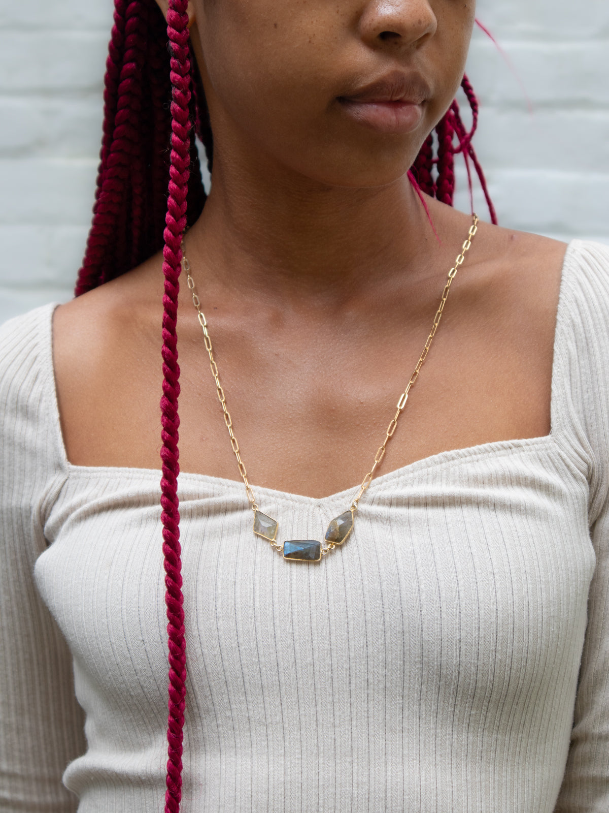 Paperclip Chain Necklace by Ash & Rose