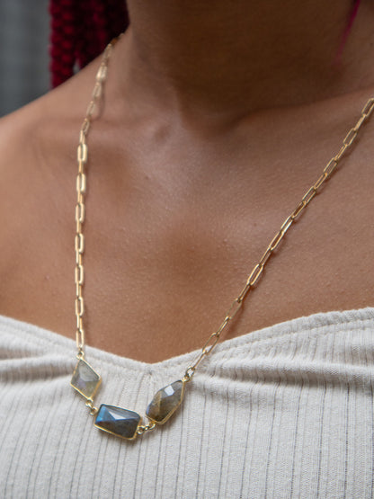 Paperclip Chain Necklace by Ash & Rose