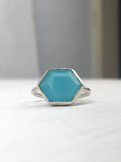 Talia Chalcedony Ring - FINAL SALE by Ash & Rose