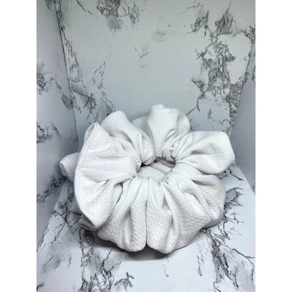 White Bullet Scrunchie by Enchanted Scrunch