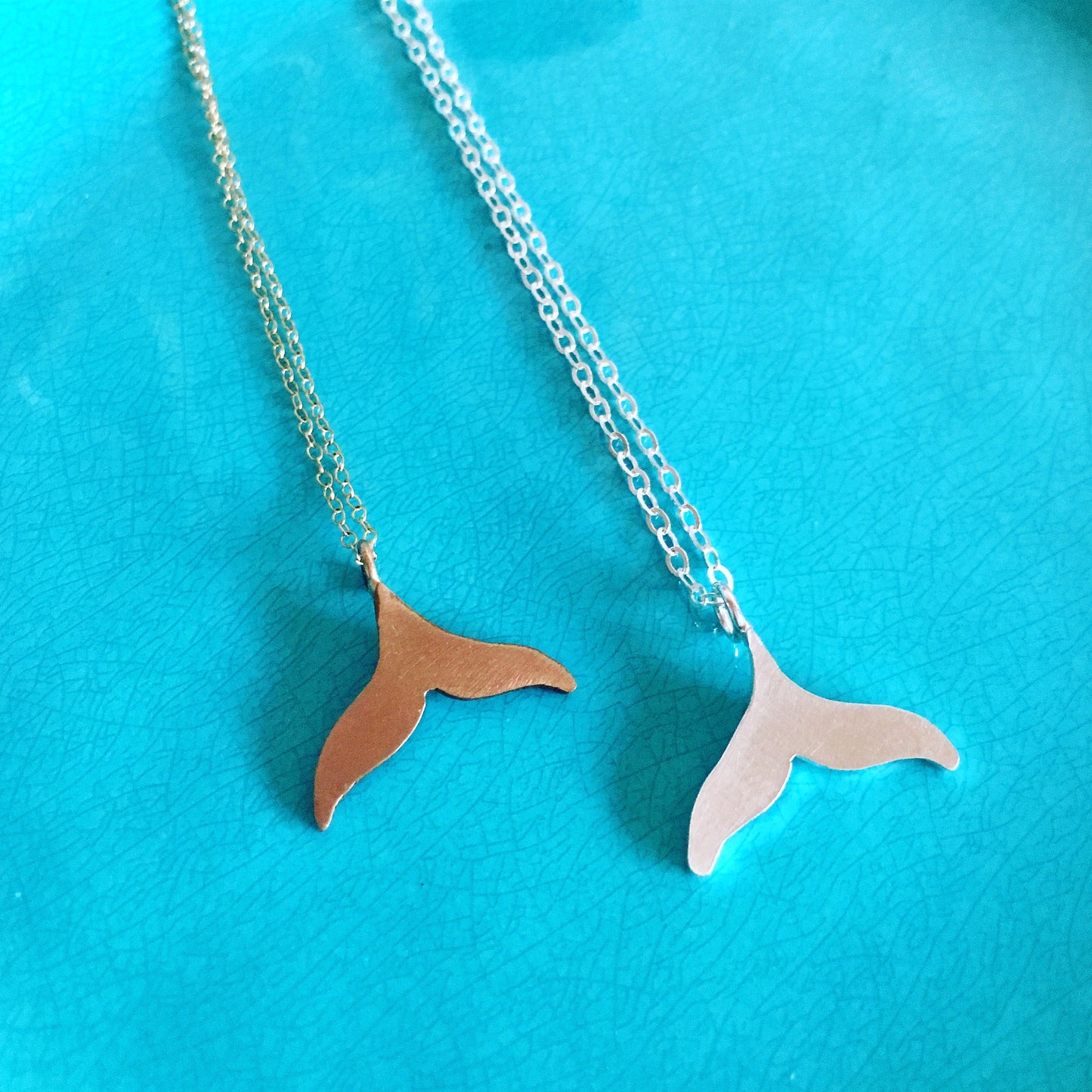 Whale Tail Necklace by Jennifer Cervelli Jewelry