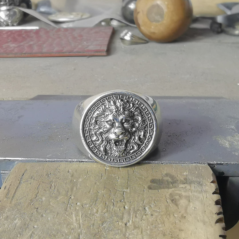 Nemean Lion Signet by Serpent Forge