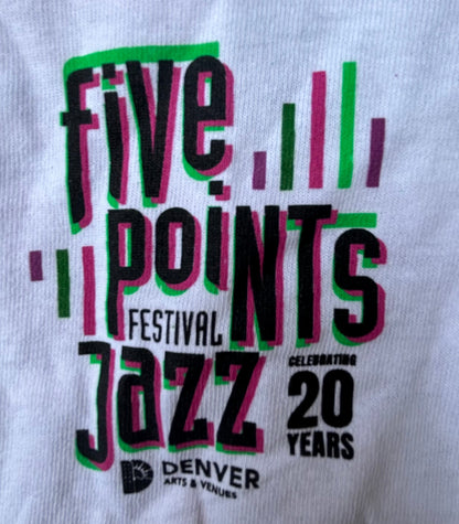 Official 2023 Denver Five Points Jazz Festival T-Shirt by Colorado Threads Clothing