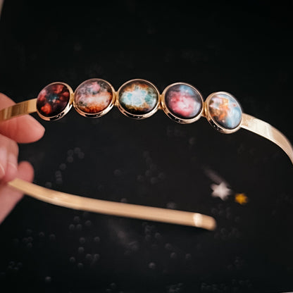 Nebula Rainbow Headband by Yugen Handmade