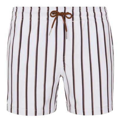 Alfie / Cream + Brown Stripe by East x East