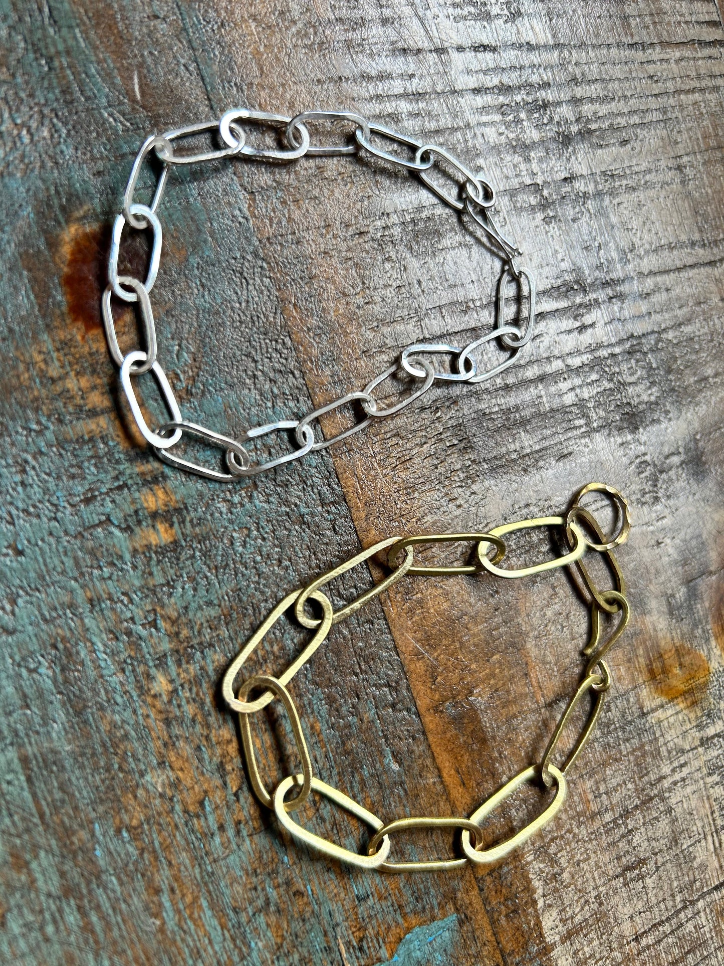 Paperclip Chain Bracelet by Jennifer Cervelli Jewelry