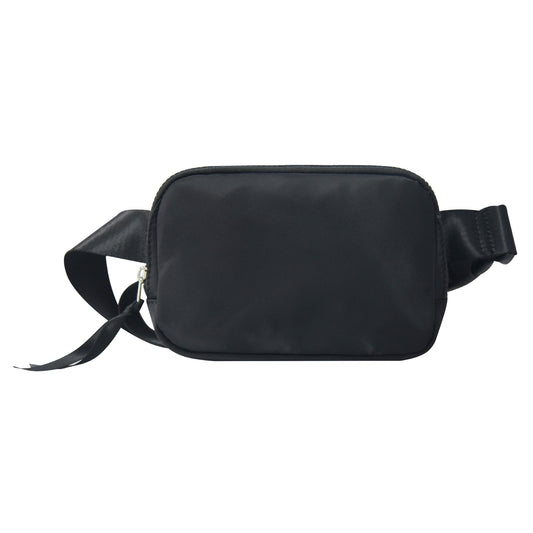 The Lennon Nylon Belt Bag, Sling Bag, Waist Bag | Black by Babs+Birdie