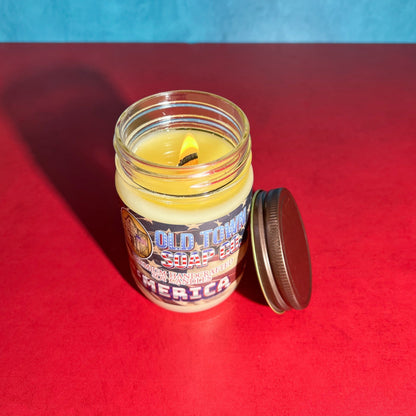 'Merica 12oz. Wood Wick Candle by Old Town Soap Co.