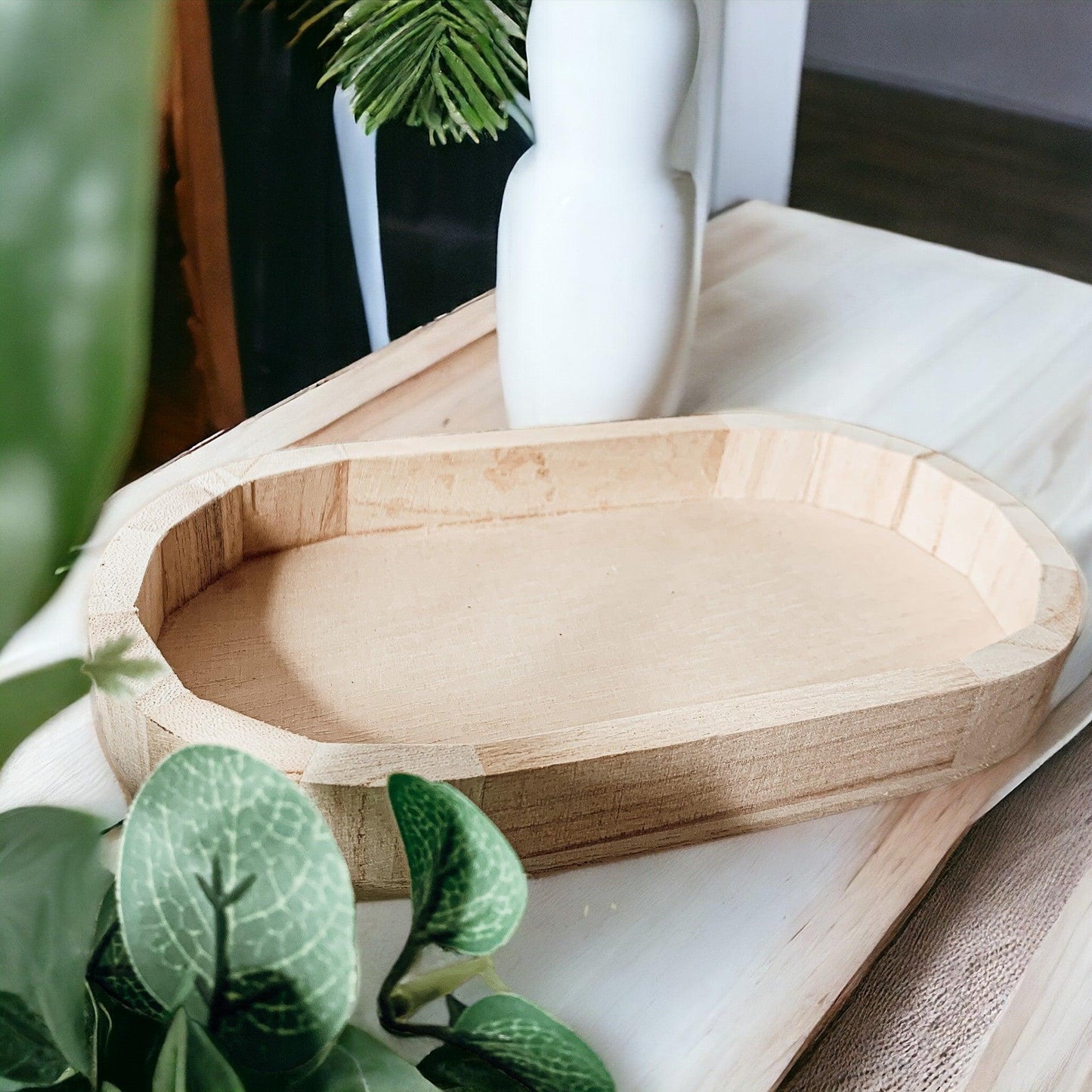 Rustic Wood Tray by Gia Roma