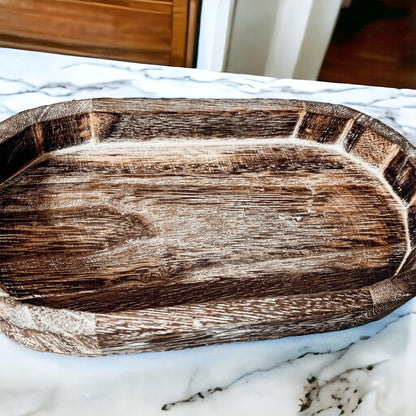 Rustic Wood Tray by Gia Roma