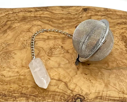 Quartz Crystal Tea Infuser by The Traveling Teapot