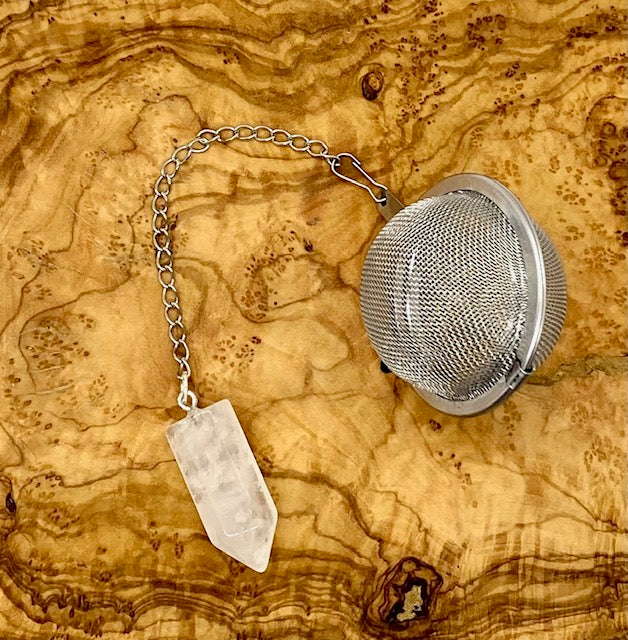 Quartz Crystal Tea Infuser by The Traveling Teapot