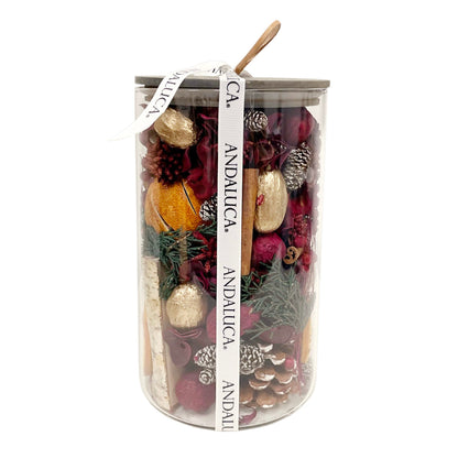 Holiday Spice Potpourri Jar by Andaluca Home