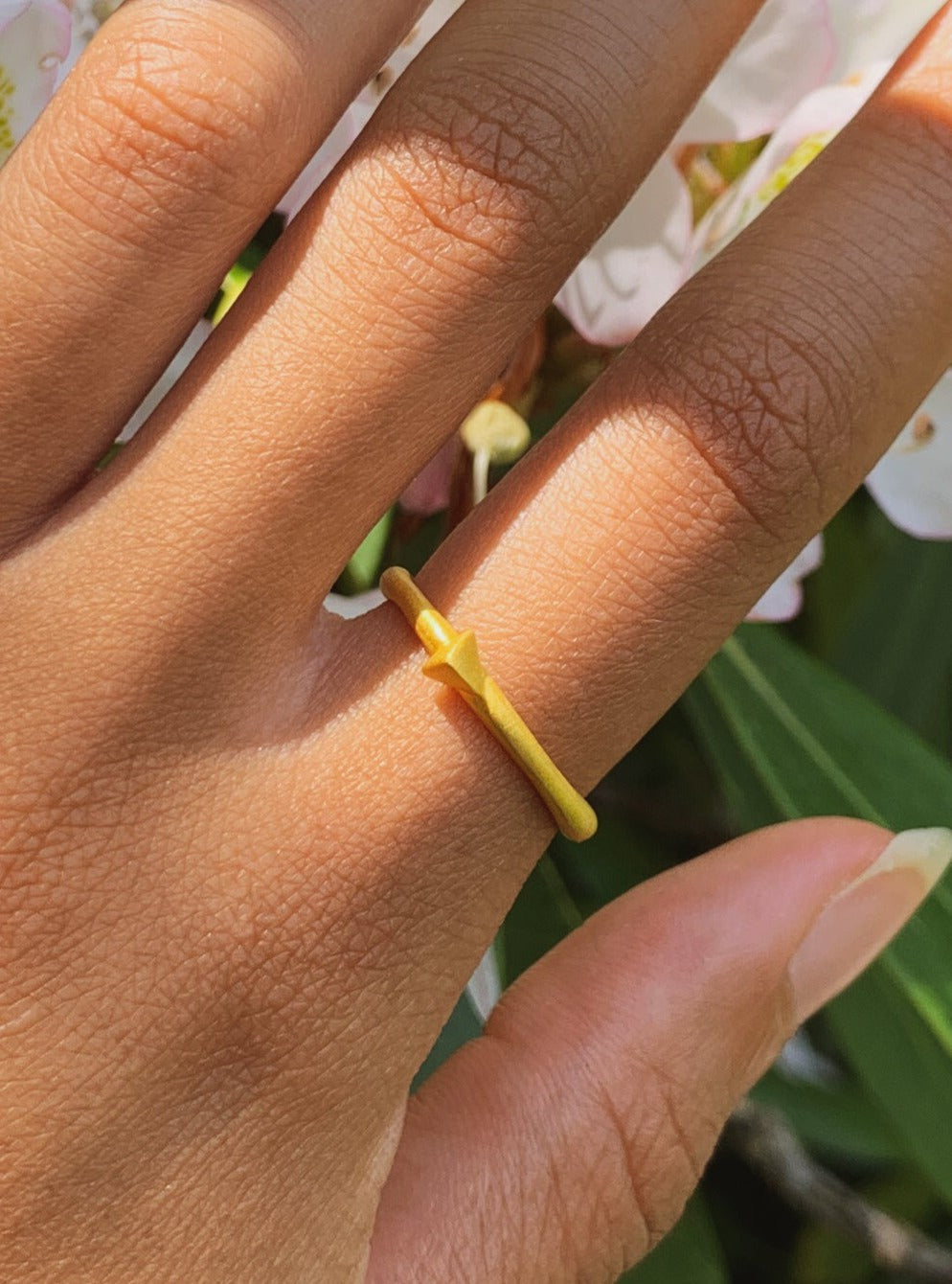 Triangle Stud Stacking Ring - FINAL SALE by Ash & Rose