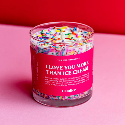 I LOVE YOU MORE THAN ICE CREAM CANDLE by Shop Ryan Porter