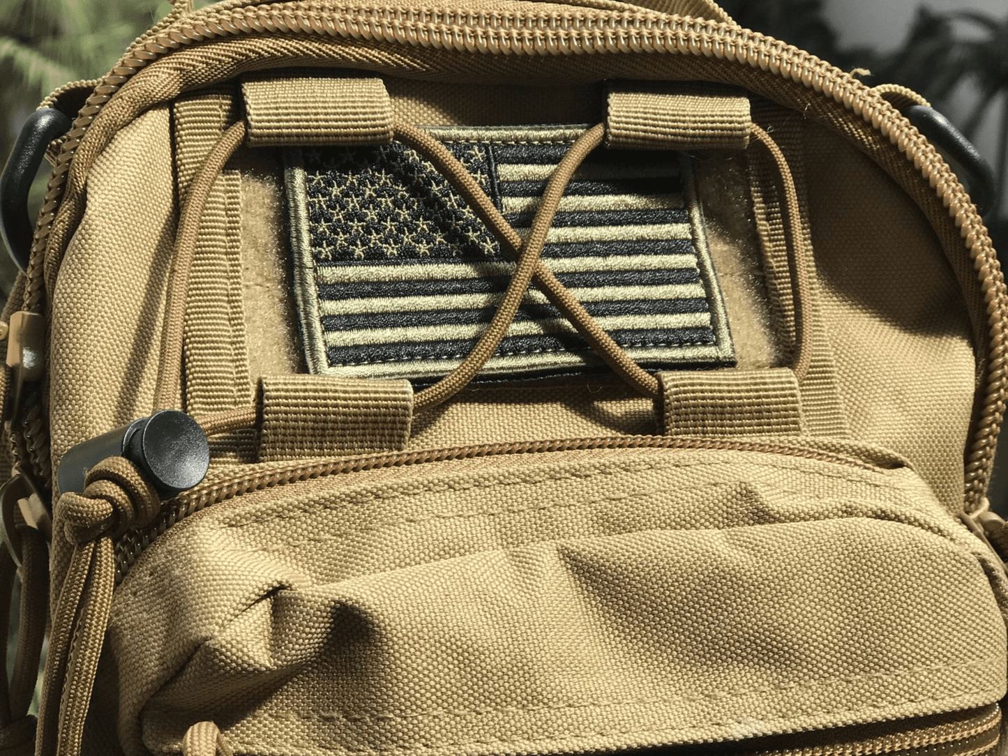 Tactical USA Flag Patch with Detachable Backing by Jupiter Gear