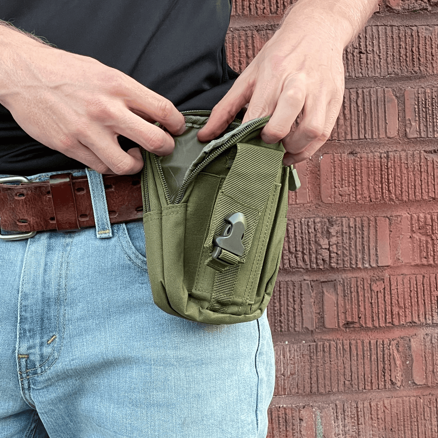 Tactical MOLLE Pouch & Waist Bag for Hiking & Outdoor Activities by Jupiter Gear