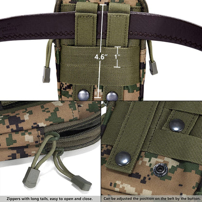 Tactical MOLLE Pouch & Waist Bag for Hiking & Outdoor Activities by Jupiter Gear