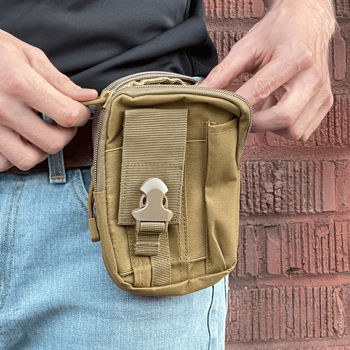 Tactical MOLLE Pouch & Waist Bag for Hiking & Outdoor Activities by Jupiter Gear