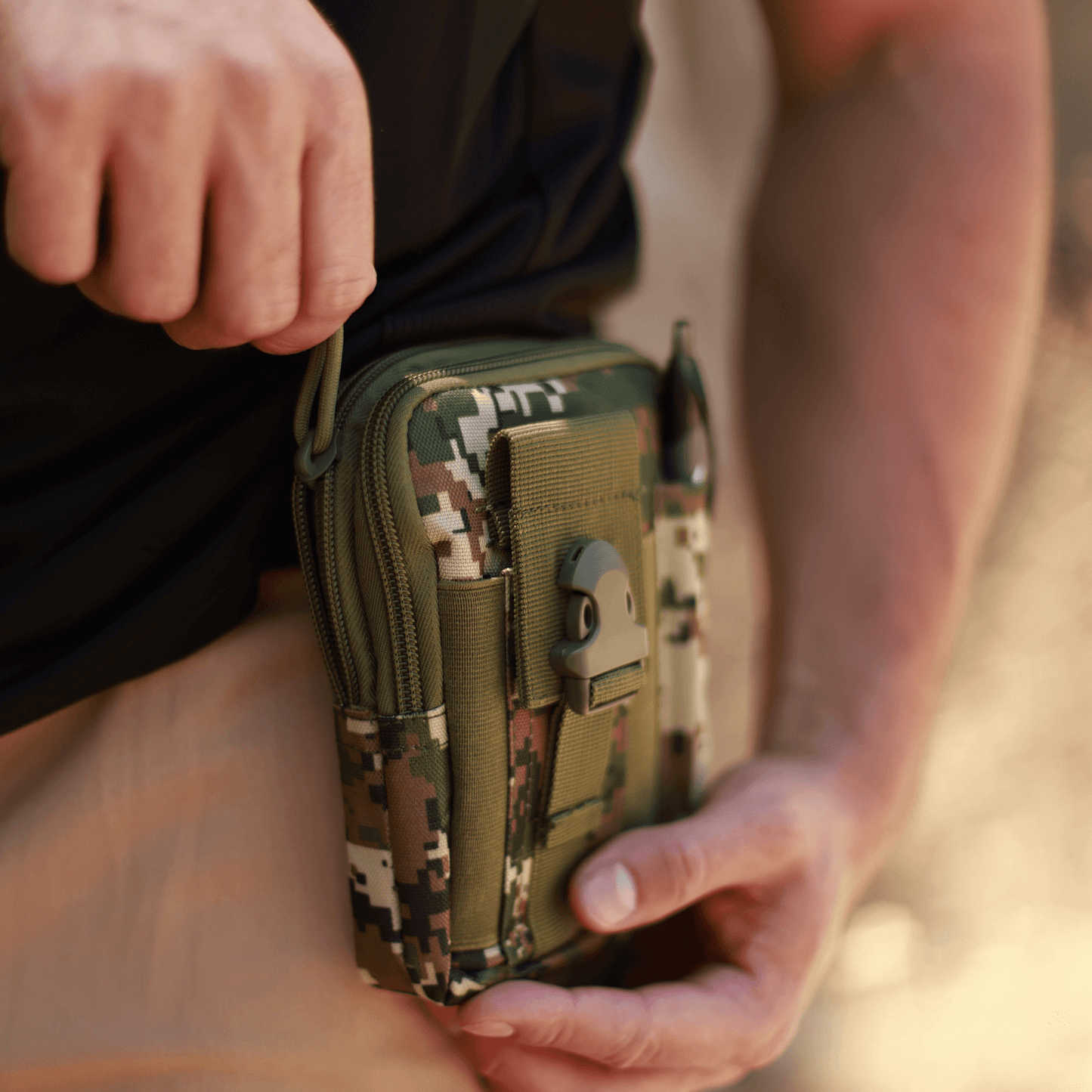 Tactical MOLLE Pouch & Waist Bag for Hiking & Outdoor Activities by Jupiter Gear