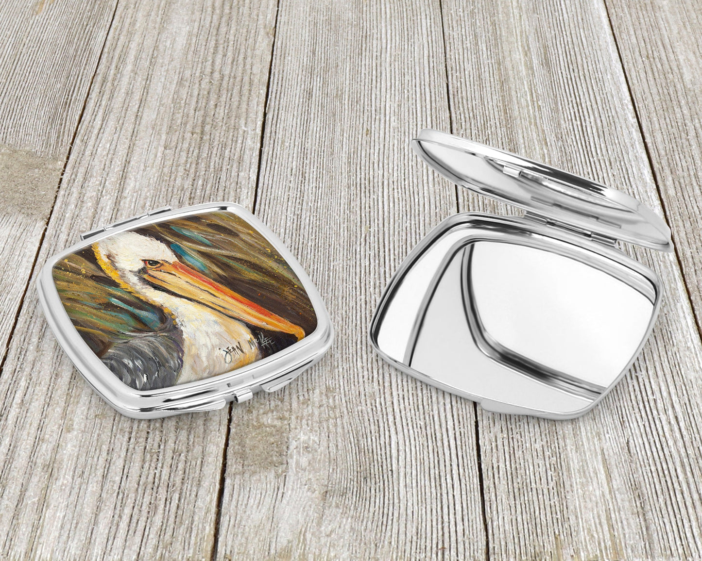 Pelican lookin West Compact Mirror JMK1216SCM by Caroline's Treasures