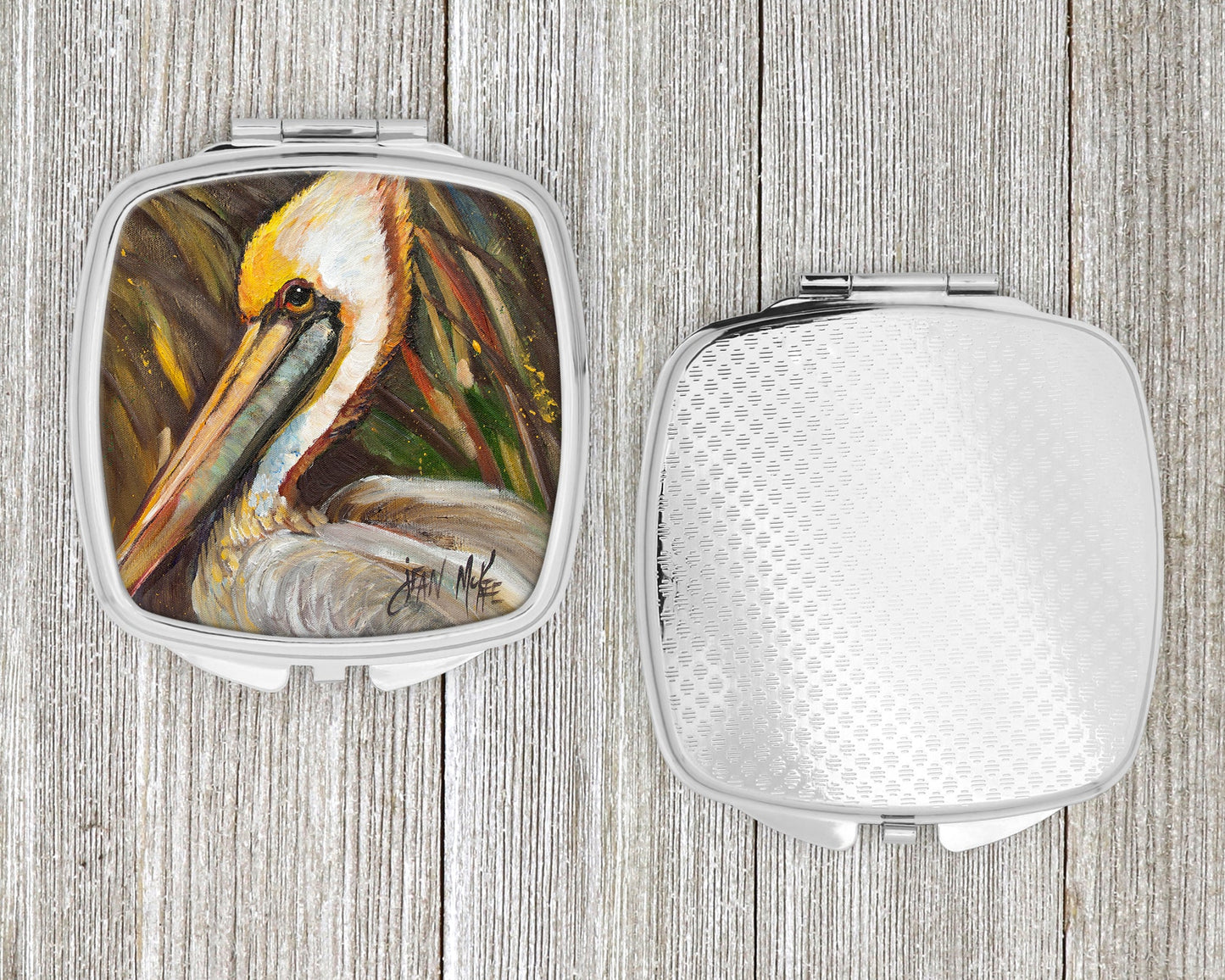 Pelican lookin East Compact Mirror JMK1217SCM by Caroline's Treasures