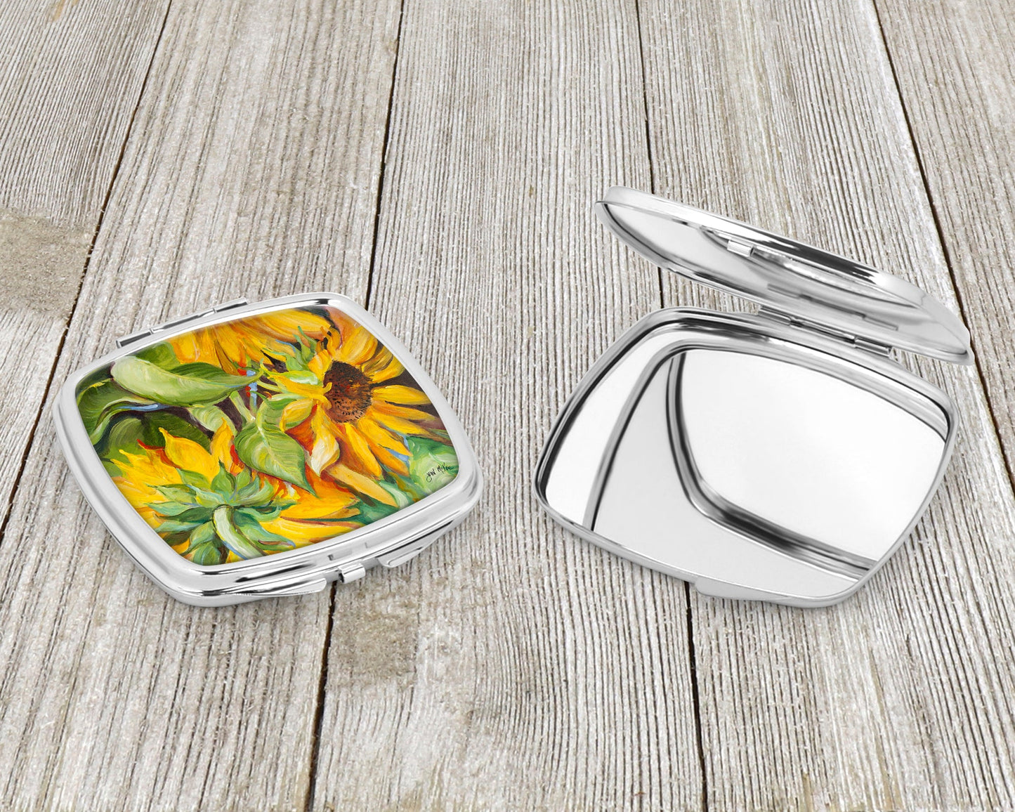 Sunflowers Compact Mirror JMK1266SCM by Caroline's Treasures