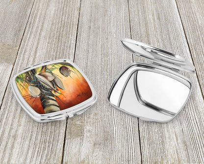 Orange Coconut Tree Compact Mirror JMK1280SCM by Caroline's Treasures