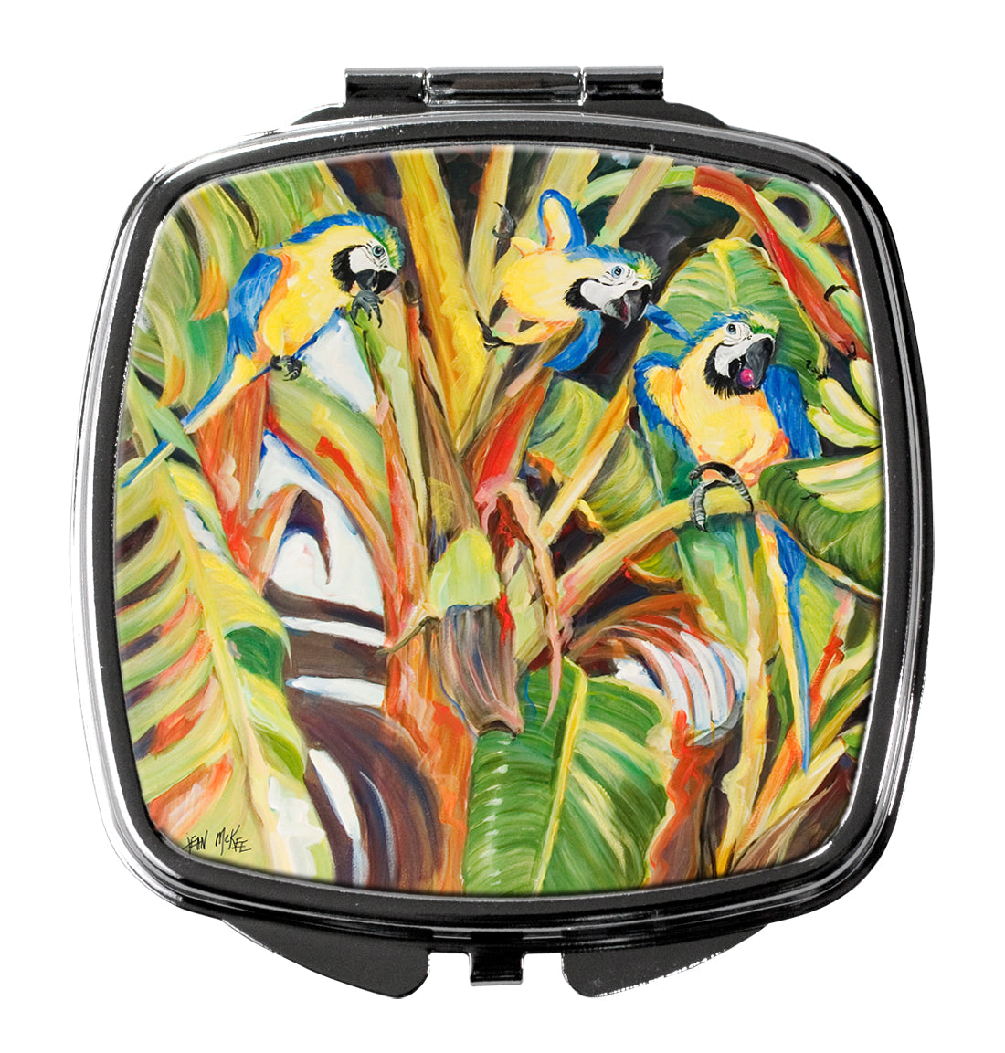 Parrots Compact Mirror JMK1281SCM by Caroline's Treasures