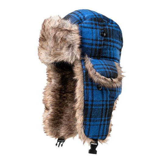 Kids Trapper Hat | Flannel | Blue by Soul of Adventure