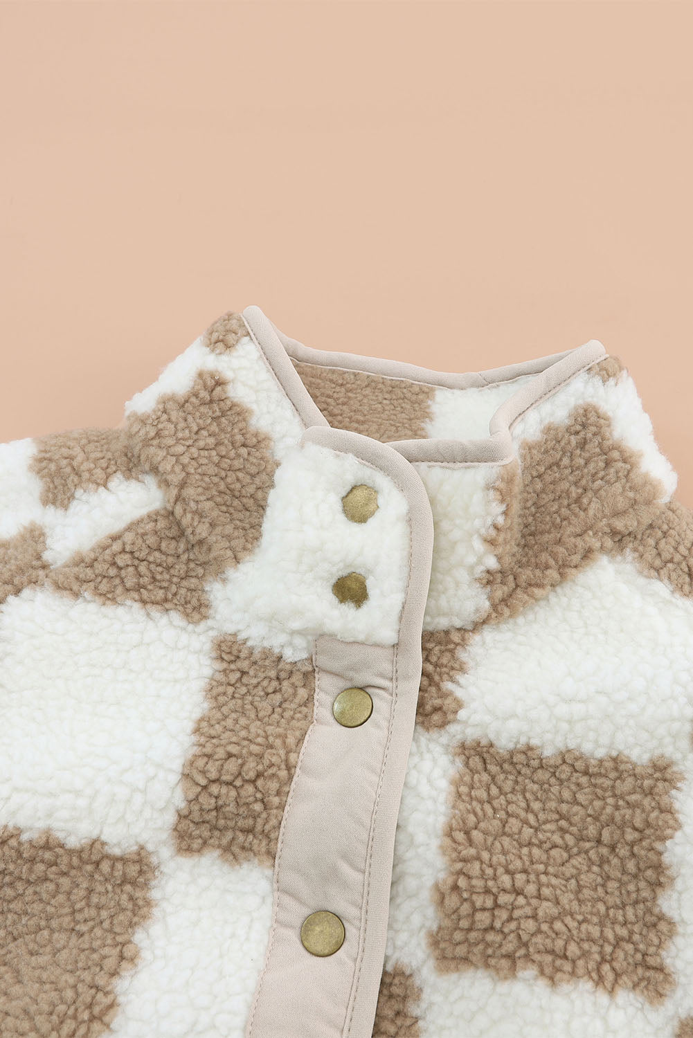 The Dylan | Checkered Sherpa Jacket by Babs+Birdie