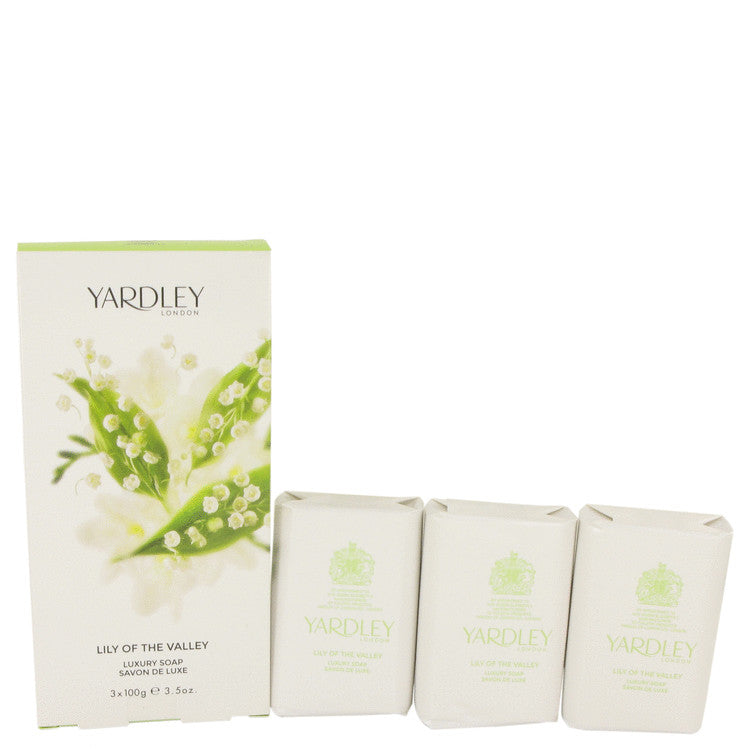 Lily of The Valley Yardley by Yardley London 3 x 3.5 oz Soap 3.5 oz for Women by Avera Group